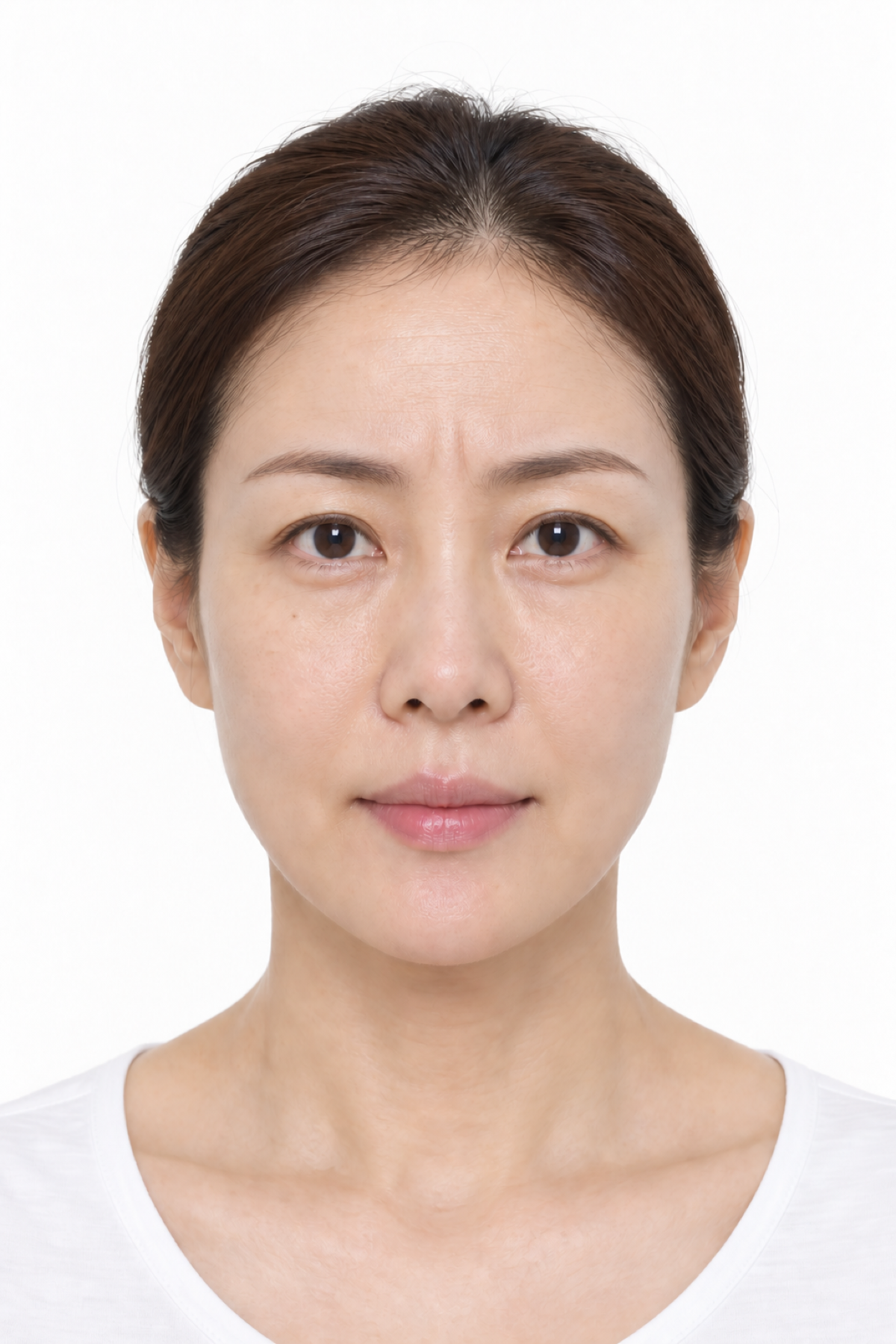 미간주름 부위 사진