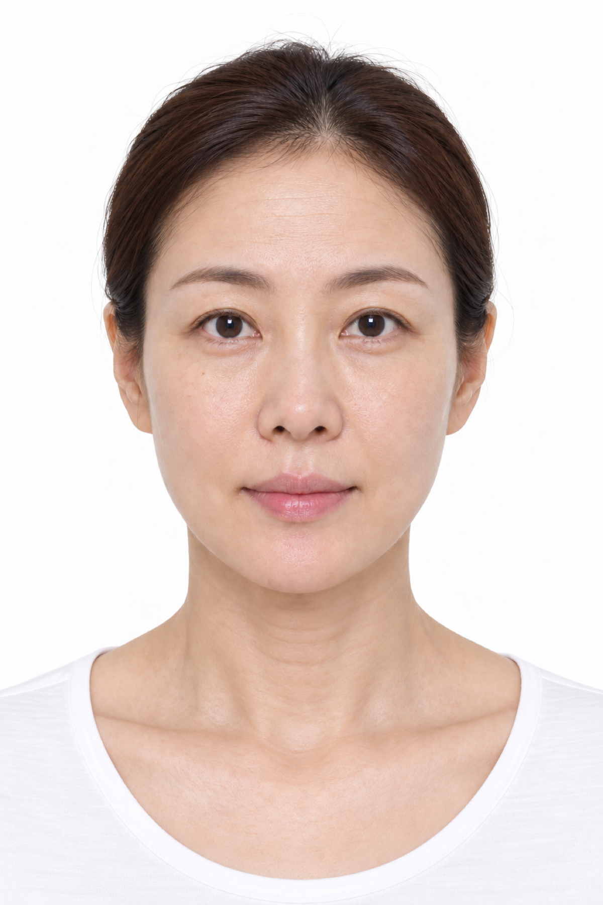 목주름 부위 사진